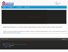 Tablet Screenshot of igesplan.com